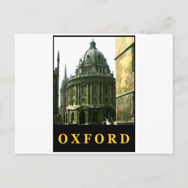 Cartão Postal Instantâneo Oxford 1986 143 O MUSEUM Zazzle Gifts  (Frente)