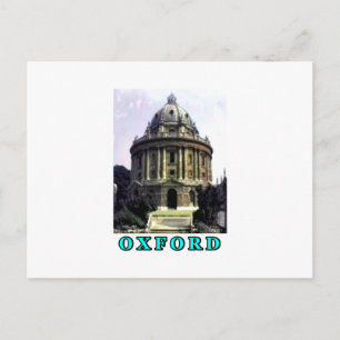 Cartão Postal Instantâneo Oxford 1986 Cyan The MUSEUM Zazzle Gi