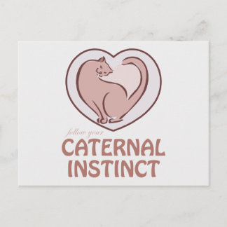 Cartão Postal Instinto Caternal