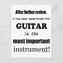 Cartão Postal Instrumento Mais Importante Do Violão