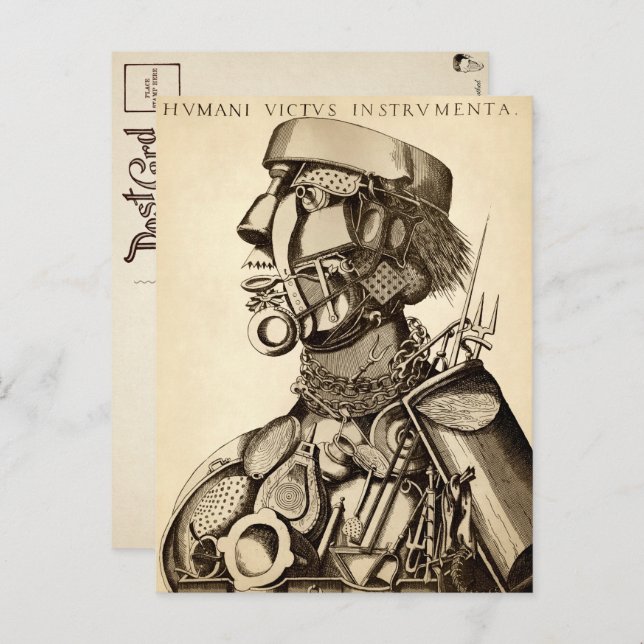 Cartão Postal Instrumentos de Sustento Humano - Culinária (Frente/Verso)