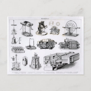 Cartão Postal Instrumentos para detecção e utilização de