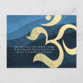 Cartão Postal Instrutor de Meditação de Yoga Coach de Vida Citaç