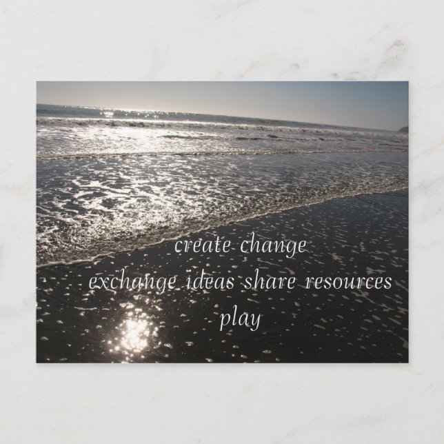 Cartão Postal intercâmbio, troca de ideias de troca de crio e co (Frente)