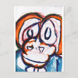 Cartão Postal Interessado Simian