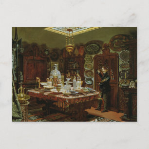 Cartão Postal Interior da Coleção de Monsieur Sauvageot