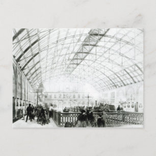Cartão Postal Interior da estação Charing Cross