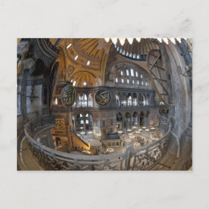 Cartão Postal interior da Hagia Sophia
