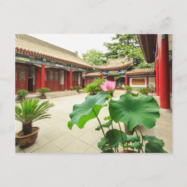 Cartão Postal Interior da Pagoda da China (Frente)