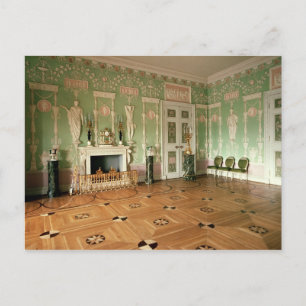 Cartão Postal Interior da Sala de Jantar Verde