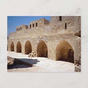 Cartão Postal Interior do Forte da Qaitbay, Alexandria, Egito