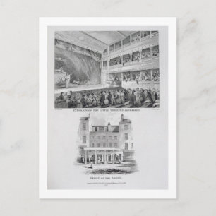 Cartão Postal Interior do Little Theatre, Haymarket em Londres