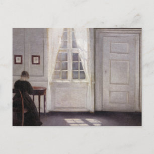 Cartão Postal Interior em Strandgade, Luz do Sol no Chão