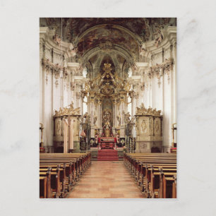 Cartão Postal Interior, projetado por Balthasar Neumann 1734-54