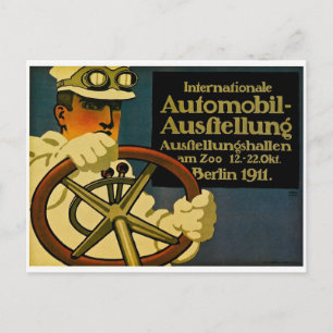 Cartão Postal Internacional Automobil-Ausftellung 1911