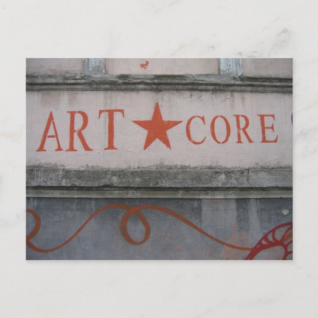 Cartão postal internacional de Grafite (Frente)