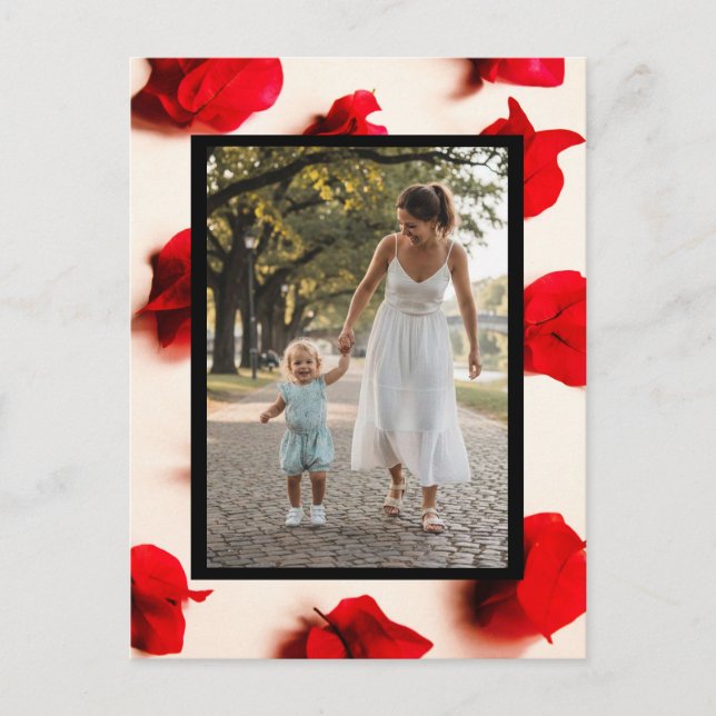 Cartão Postal International Women’s Day Modern Elegant Strong  (Frente)