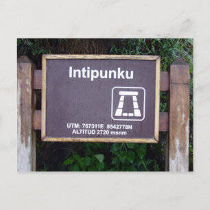 Cartão Postal intipunku