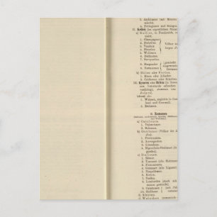 Cartão Postal Introdução 1213 Tafel der Karte XII