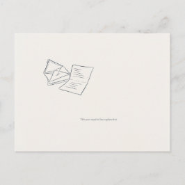 Cartão Postal Introvert Quiet Solitude Minimalist Art Postcard
