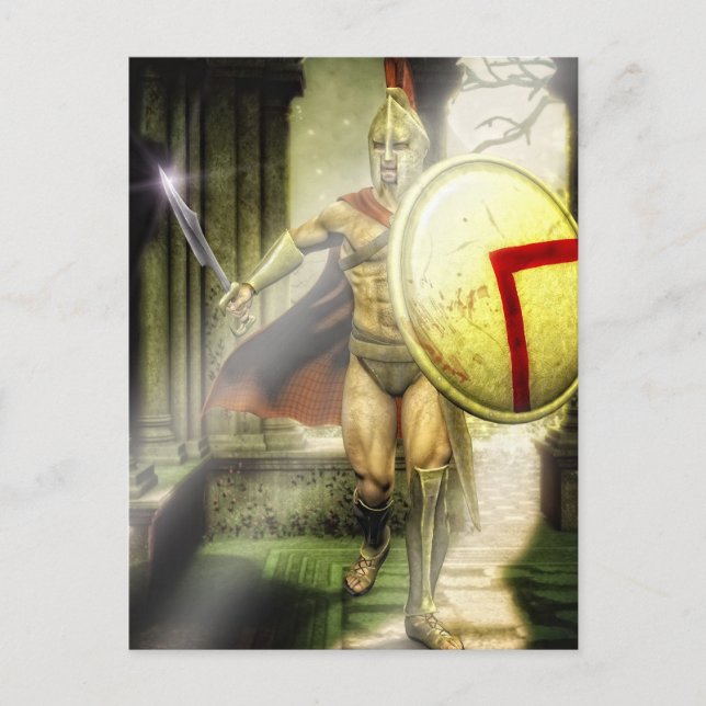 Cartão Postal intruso spartano (Frente)