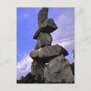 Cartão Postal Inukshuk, Territórios do Noroeste, Canadá