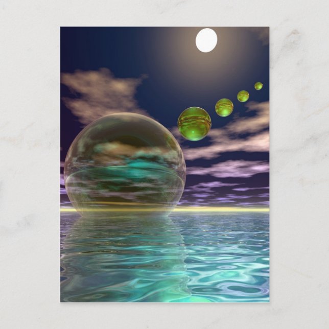 Cartão Postal Invasão das esferas (Frente)