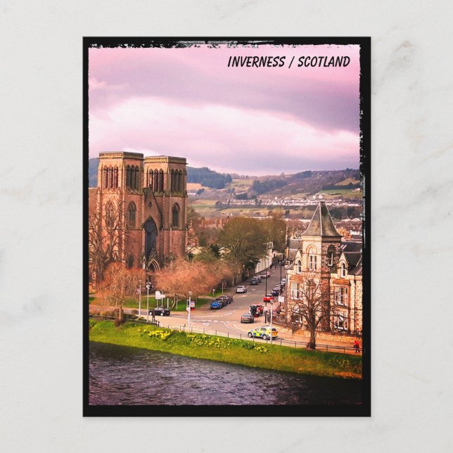 Cartão Postal Inverness - Capital das Terras Altas Escocesas (Frente)