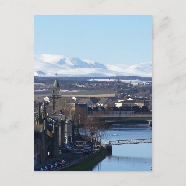 Cartão Postal Inverness - Escócia (Frente)