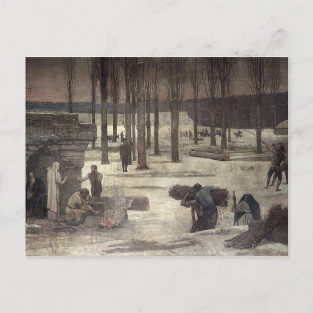 Cartão Postal Inverno, 1889-93 (Frente)