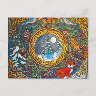 Cartão Postal Inverno Celta