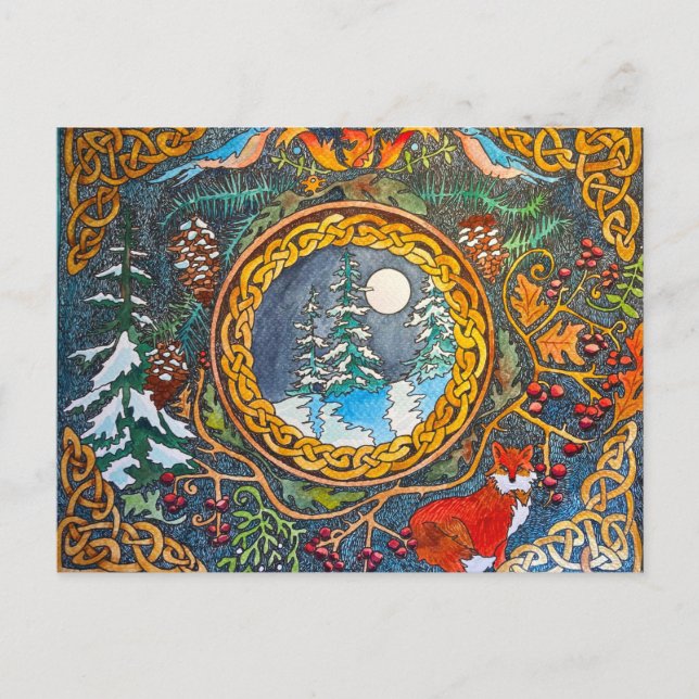 Cartão Postal Inverno Celta (Frente)