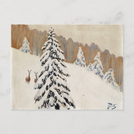 Cartão Postal Inverno do Natal de Julian Falat