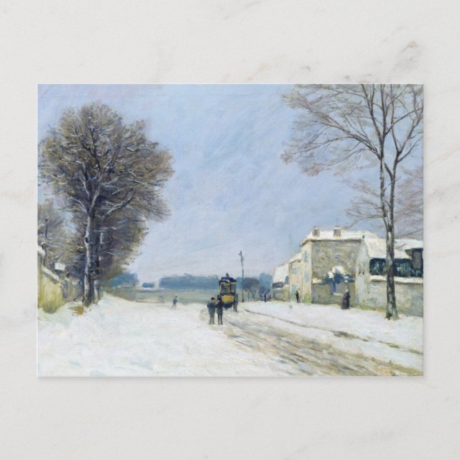 Cartão Postal Inverno, efeito da neve, 1876 (Frente)