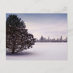 Cartão Postal Inverno em Chicago