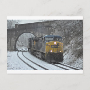 Cartão Postal Inverno em Clarksville
