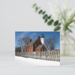 Cartão Postal Inverno em Port Sanilac