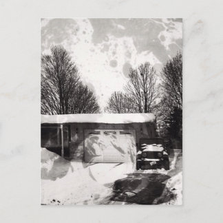 Cartão Postal Inverno em Woodstock