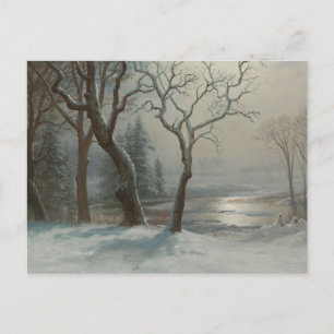 Cartão Postal Inverno em Yosemite por Albert Bierstadt