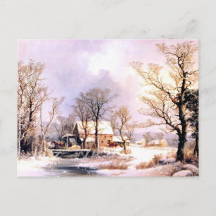 Cartão Postal Inverno no Campo, O Antigo Moinho