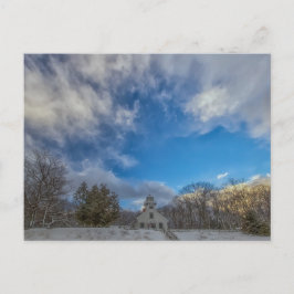 Cartão Postal Inverno no Farol de Mission Point