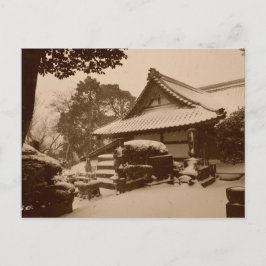 Cartão Postal Inverno no Japão