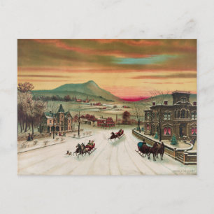 Cartão Postal Inverno No País