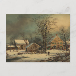 Cartão Postal Inverno No País: Uma Manhã Fria