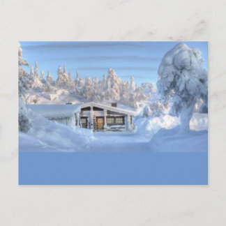 Cartão Postal Inverno no Polo Norte