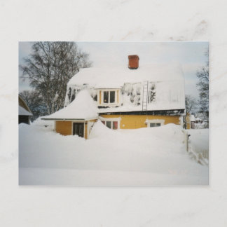 Cartão Postal Inverno sueco