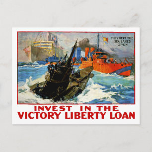 Cartão Postal Invest in the Victory Liberty Loan