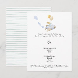 Cartão Postal Invitation (10,8 x 14,2 cm) - Baby Shower