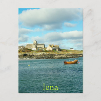 Cartão Postal Iona Abbey Scotland