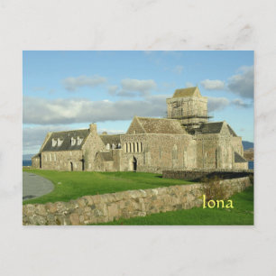 Cartão Postal Iona Abbey Scotland